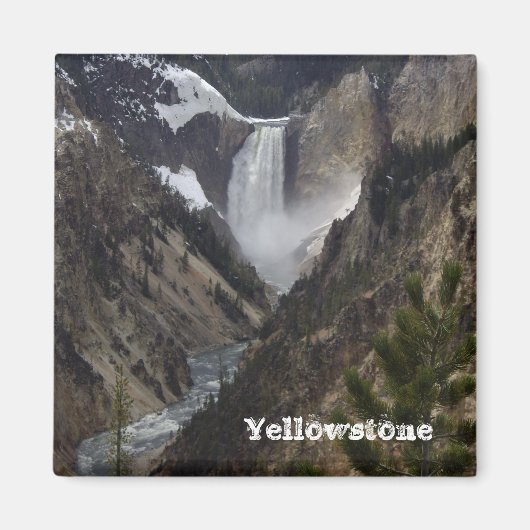 Yellowstone National Park Magnet (Voorkant)