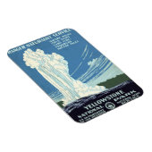 Yellowstone National Park Magnet Magneet (Rechterzijde)