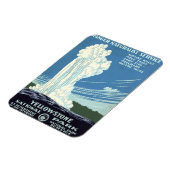 Yellowstone National Park Magnet Magneet (Linkerzijde)