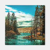 Yellowstone National Park Magnit Magneet (Voorkant)