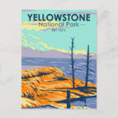 Yellowstone National Park Mammoth Hot Springs Briefkaart (Voorkant)