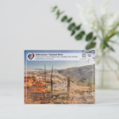 Yellowstone National Park - Mammoth Hot Springs Briefkaart (Staand voorkant)