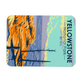 Yellowstone National Park Mammoth Hot Springs Magneet (Horizontaal)