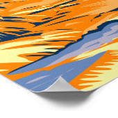 Yellowstone National Park Mammoth Hot Springs Poster (Hoek)