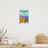 Yellowstone National Park Mammoth Hot Springs Poster (Keuken)