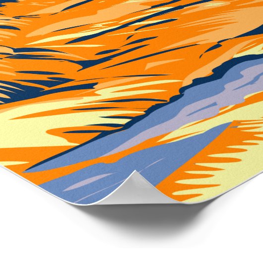 Yellowstone National Park Mammoth Hot Springs Poster (Hoek)