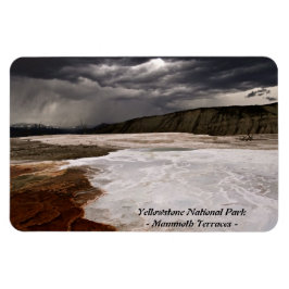 YELLOWSTONE NATIONAL PARK, MAMMOTH TERRACES (2) MAGNEET