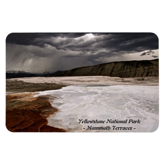 YELLOWSTONE NATIONAL PARK, MAMMOTH TERRACES (2) MAGNEET (Horizontaal)
