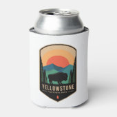 Yellowstone National Park Merchandise Blikjeskoeler (Blikje Voorkant)