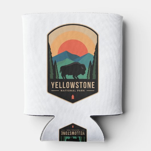 Yellowstone National Park Merchandise Blikjeskoeler (Achterkant)