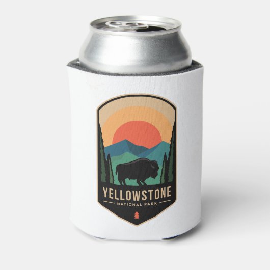 Yellowstone National Park Merchandise Blikjeskoeler (Blikje Achterkant)