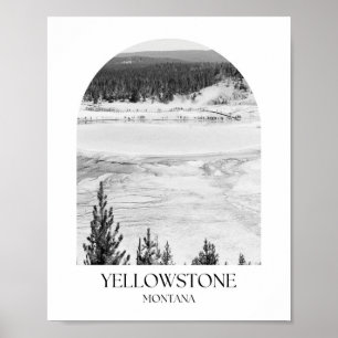 Yellowstone National Park Montana Arch Fotoprint Poster