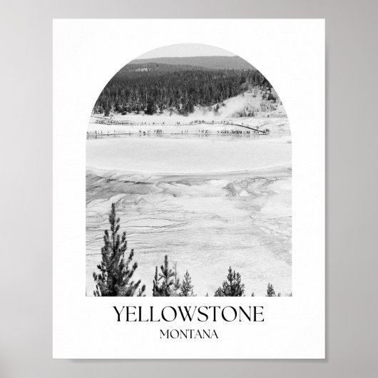 Yellowstone National Park Montana Arch Fotoprint Poster (Voorkant)