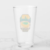 Yellowstone National Park Morning Glory Pool Retro Glas (Achterkant)