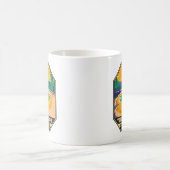 Yellowstone National Park Morning Glory Pool Retro Koffiemok (Center)