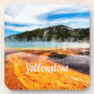 Yellowstone National Park Mountains Natuur Animals Bier Onderzetter