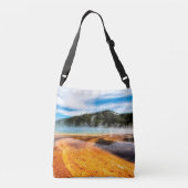 Yellowstone National Park Mountains Natuur Animals Crossbody Tas (Achterkant)