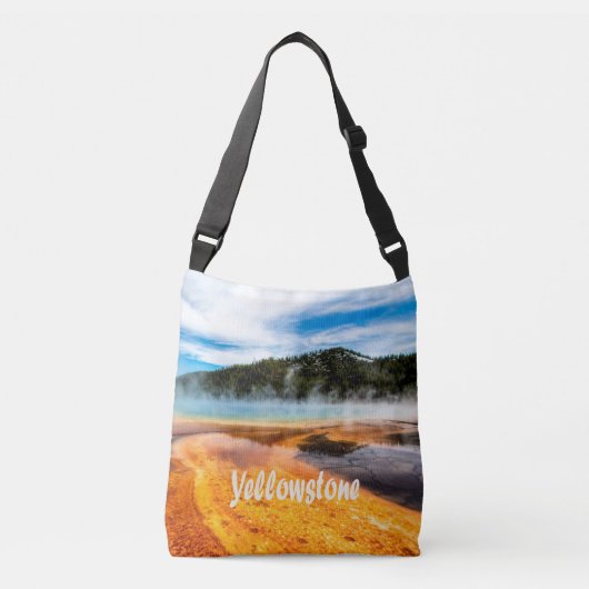 Yellowstone National Park Mountains Natuur Animals Crossbody Tas (Voorkant)