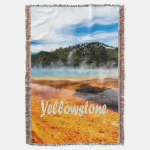 Yellowstone National Park Mountains Natuur Animals Deken