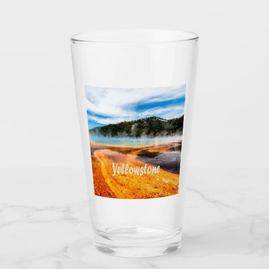 Yellowstone National Park Mountains Natuur Animals Glas (Voorkant)