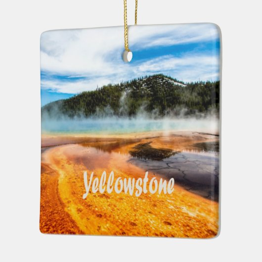 Yellowstone National Park Mountains Natuur Animals Keramisch Ornament (Links)