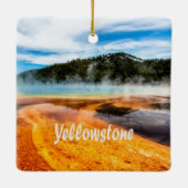 Yellowstone National Park Mountains Natuur Animals Keramisch Ornament (Achterkant)
