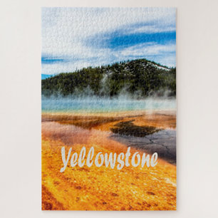 Yellowstone National Park Mountains Natuur Animals Legpuzzel