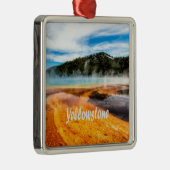 Yellowstone National Park Mountains Natuur Animals Metalen Ornament (Rechts)