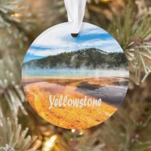 Yellowstone National Park Mountains Natuur Animals Ornament