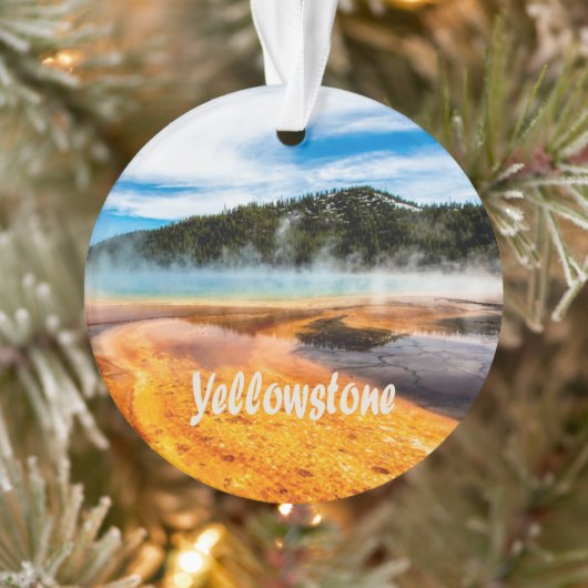 Yellowstone National Park Mountains Natuur Animals Ornament (Boom)