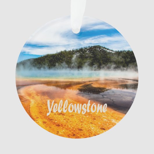 Yellowstone National Park Mountains Natuur Animals Ornament (voorkant)