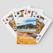 Yellowstone National Park Mountains Natuur Animals Pokerkaarten (Achterkant)