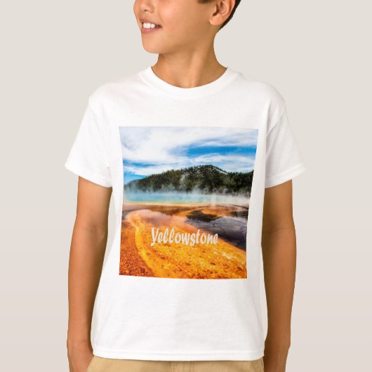 Yellowstone National Park Mountains Natuur Animals T-shirt (Voorkant)