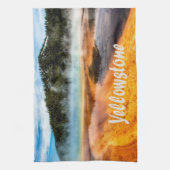 Yellowstone National Park Mountains Natuur Animals Theedoek (Verticaal)