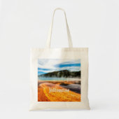 Yellowstone National Park Mountains Natuur Animals Tote Bag (Voorkant)