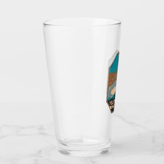 Yellowstone National Park Mud Volcano  Glas (Rechts)