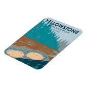 Yellowstone National Park Mud Volcano  Magneet (Linkerzijde)