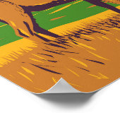 Yellowstone National Park Mule Deer  Poster (Hoek)