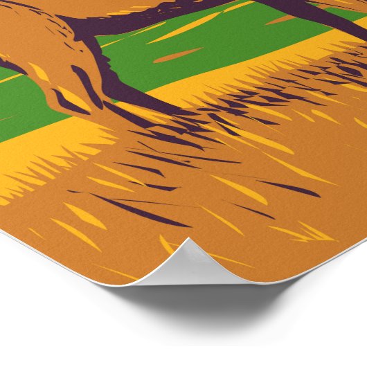 Yellowstone National Park Mule Deer  Poster (Hoek)