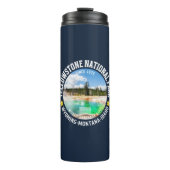 Yellowstone National Park Nature Landscape Thermosbeker (Voorkant)