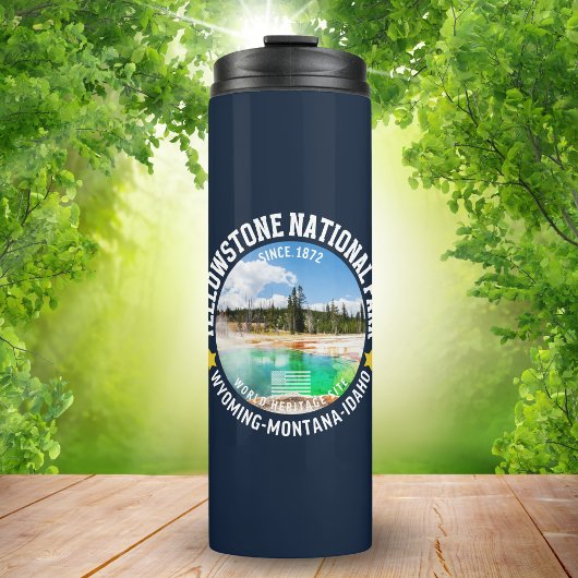 Yellowstone National Park Nature Landscape Thermosbeker