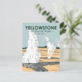 Yellowstone National Park Norris Geyser Basin Briefkaart (Staand voorkant)