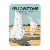 Yellowstone National Park Norris Geyser Basin Magneet (Verticaal)