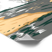 Yellowstone National Park Norris Geyser Basin Poster (Hoek)