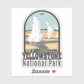 Yellowstone National Park Norris Geyser Basin Sticker (Vel)