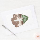 Yellowstone National Park Old Faithful Arrowhead Rechthoekige Sticker (Envelop)