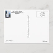 Yellowstone National Park Old Faithful Briefkaart (Achterkant)