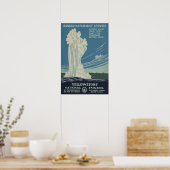 Yellowstone National Park Old Faithful Poster (Keuken)