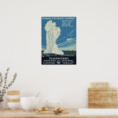 Yellowstone National Park Old Faithful Poster (Keuken)