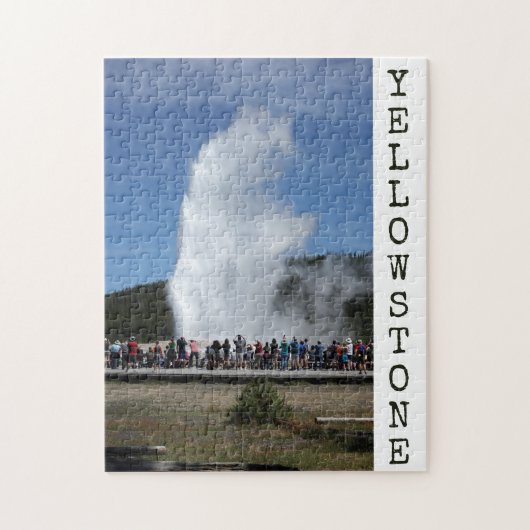 Yellowstone National Park Old Faithful Puzzle Legpuzzel (Verticaal)